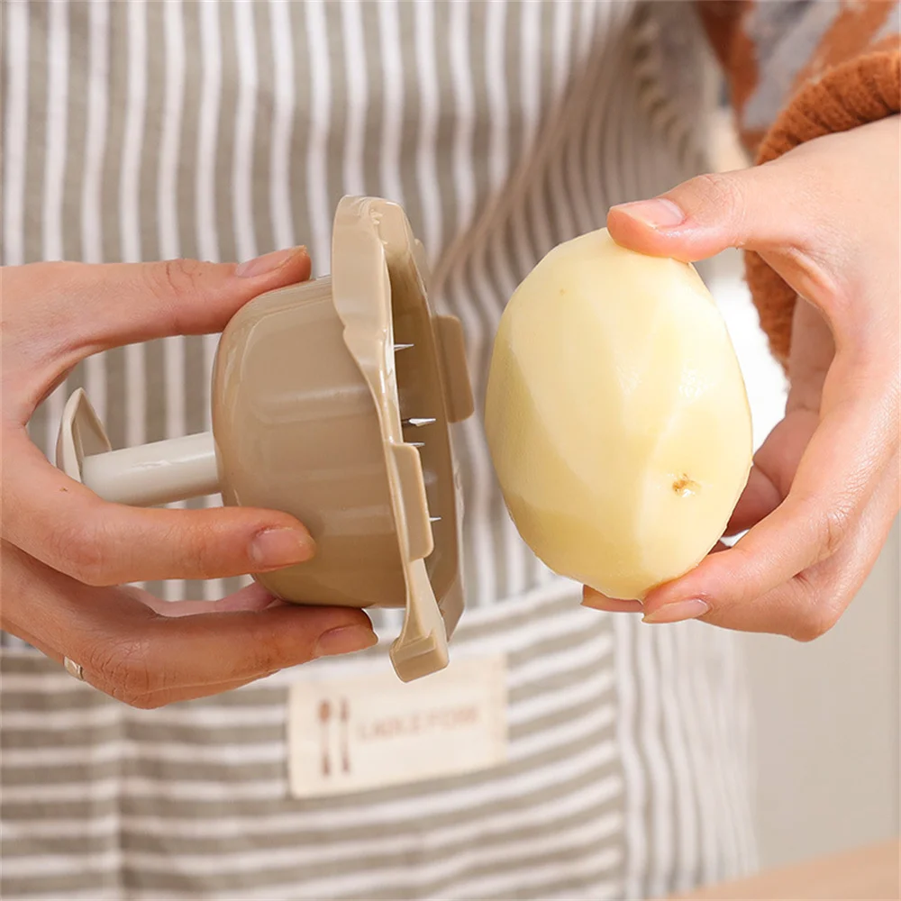 

Измельчитель из АБС-пластика, пять лезвий, дизайнерский дизайн, хранилище лезвий, предпочтительный материал, бытовые товары, Терка с защитой рук, коричневая