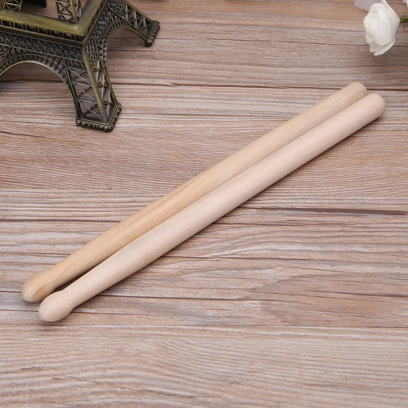 Drumsticks 2pcs Smooth Surface Waist Drum Attachment for Kids Students Beginners Training Tool