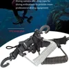 1/2/3 Diving Anti-lost Spiral Lanyard Cable Spring Safety Emergency Tool with Quick-release Buckle Grip Holder Leash 4