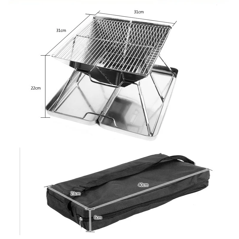 Fire Wood Heater Fire Container with Spark Protection Garden Well for Heating BBQ 난로 Pit 화롯대 Portable Folding BBQ Gril