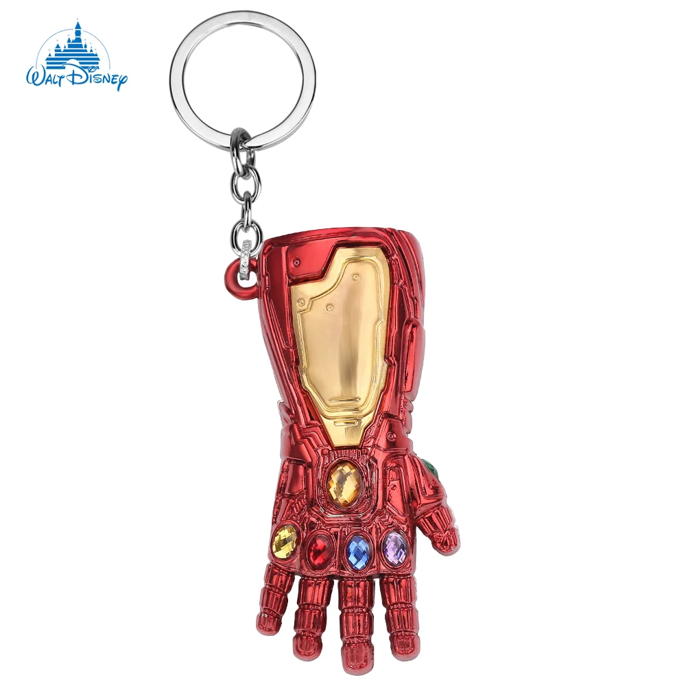 Disney Iron Man Infinity Glove Ciondolo Portachiavi Avengers Infinity Stones Arma Portachiavi Accessori Regali Per I Fan