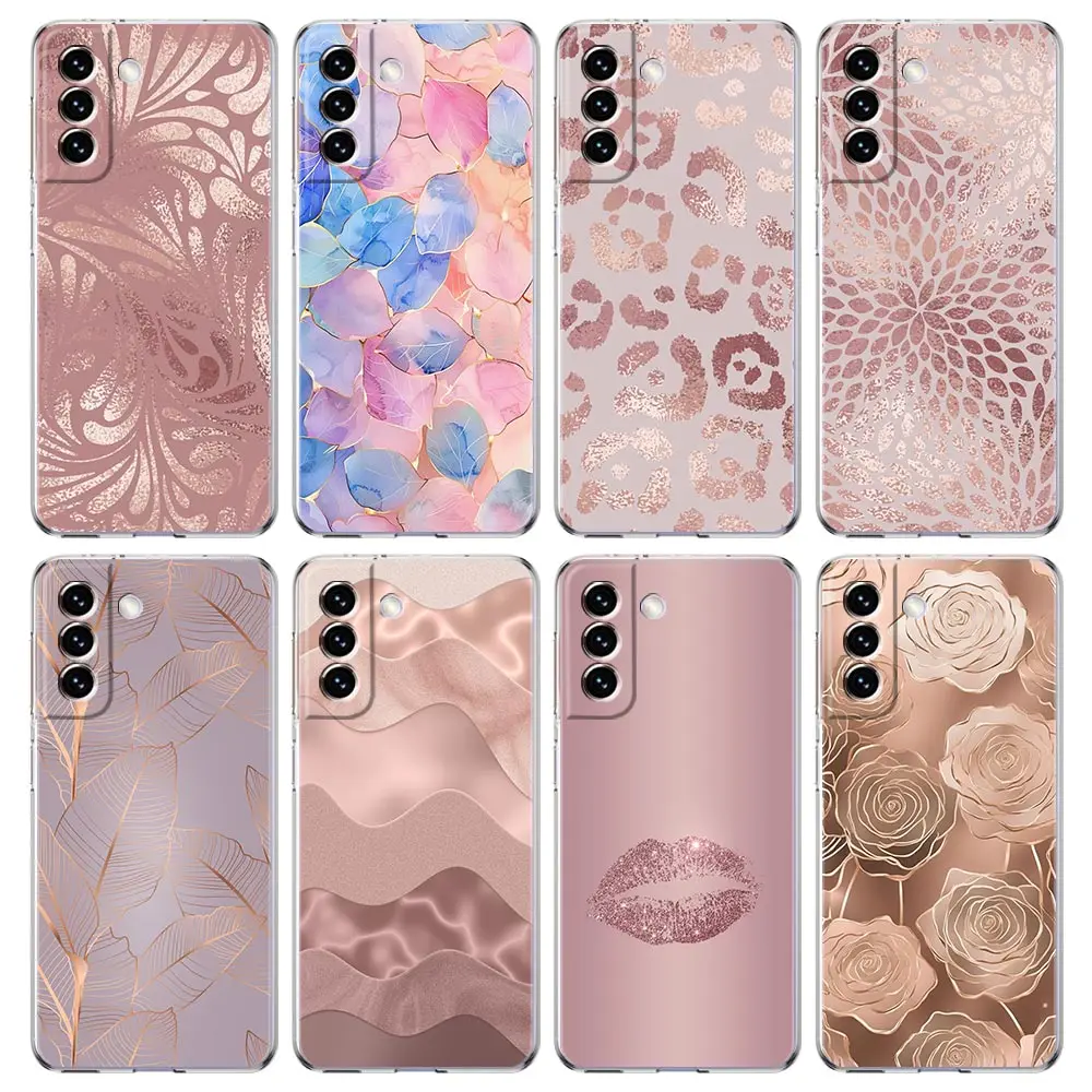 Elegant Rose Gold Artistic Phone Case Cover