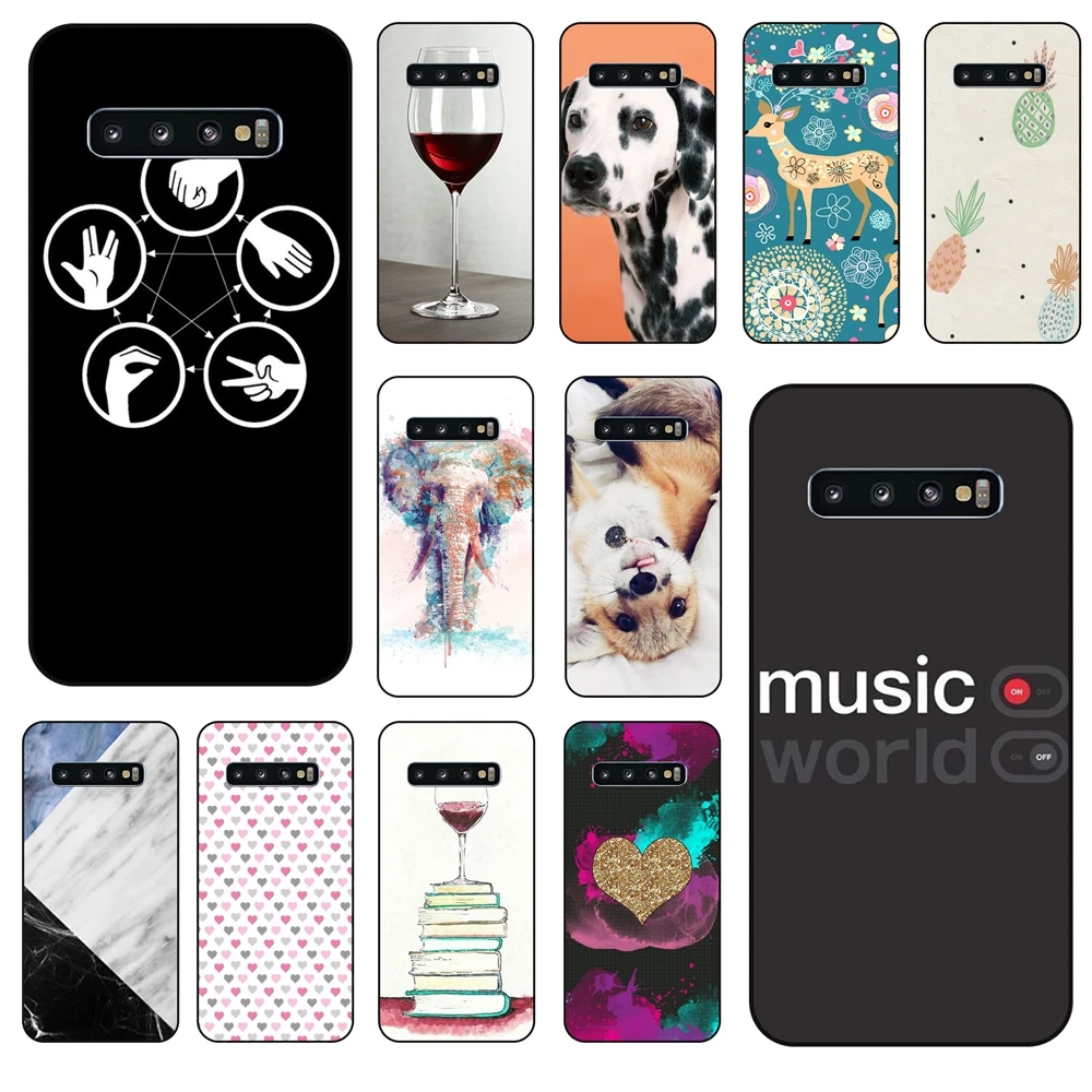Per Galaxy S10 Protector Phone Skin Shell Dogs Per Samsung Galaxy S10 Jeunesse Tpu Custodie Per Telefoni Cover Mobile Pouch Fundas
