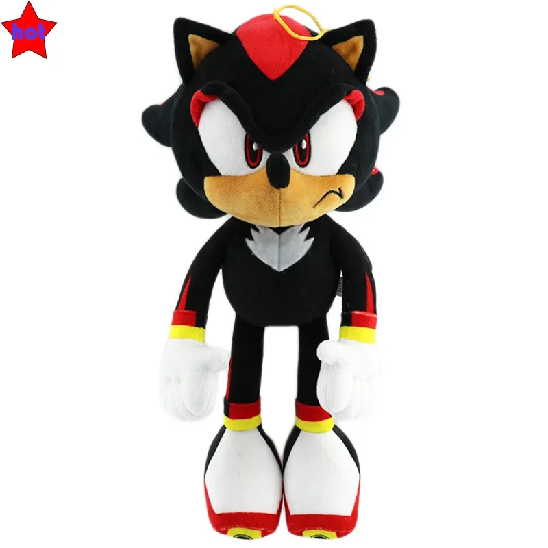 thumbnail image 1 of 33cm Sonic High Quality Plush Toy Cartoon The Hedgehog Doll Tails Shadow Soft Stuffed Anime Christmas Birthday Gift For Kids, 1 of 5