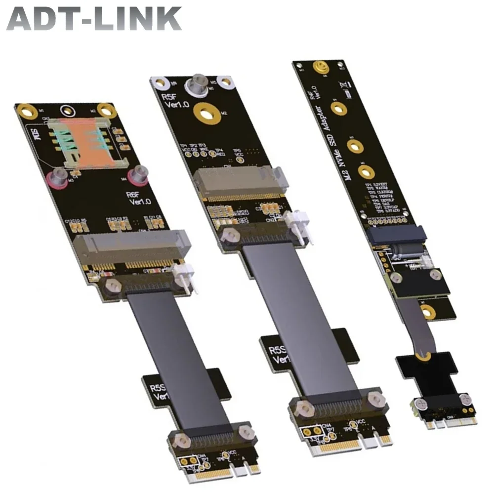 

ADT-Link M.2 Key A.E.WiFi Card Extension Cable To Mini-PCIe mPCIe M.2 NVMe Wireless Network Card Extender Riser SSD for PCIE 3.0