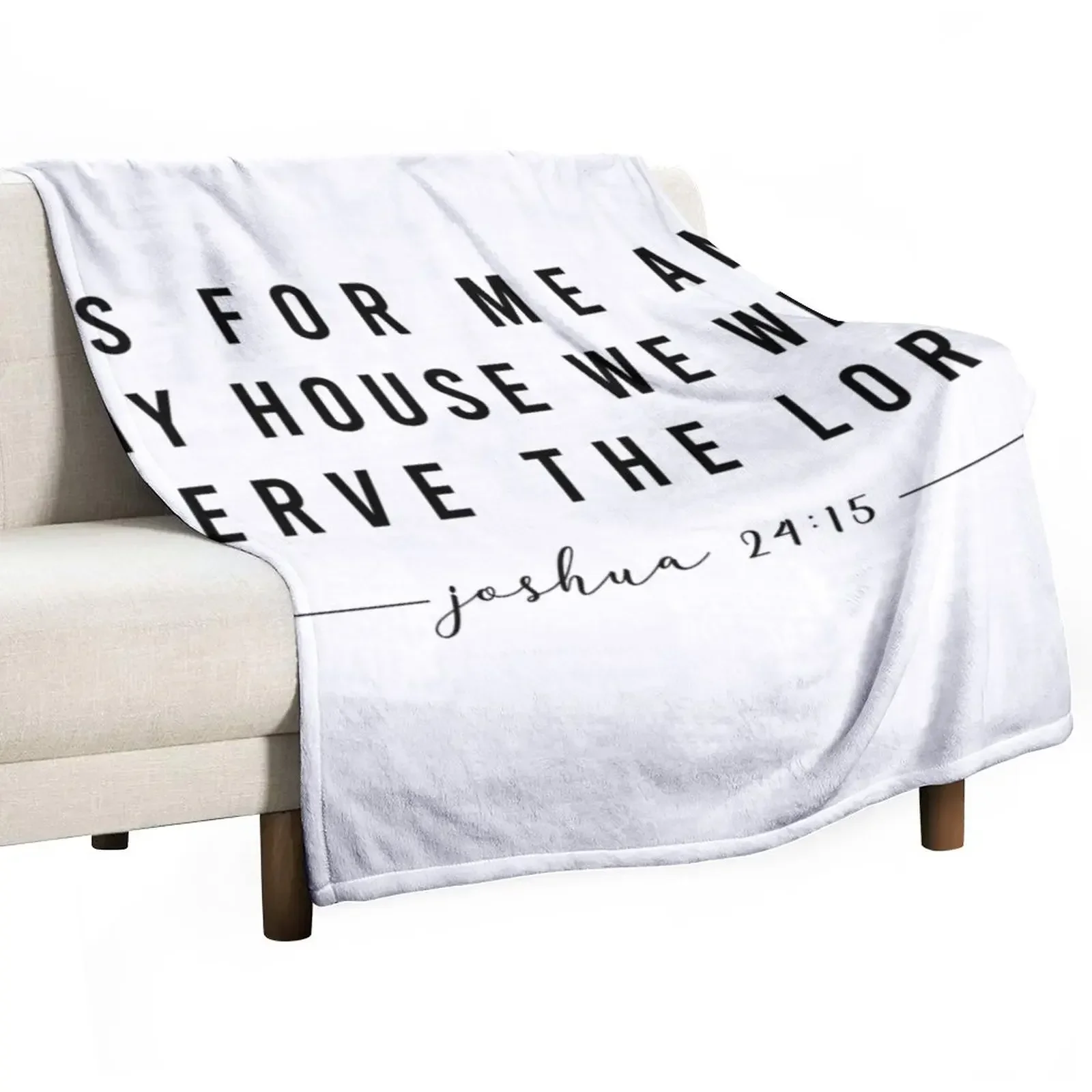 

Joshua 24:15 Throw Blanket anime Soft Beds sofa bed Blankets