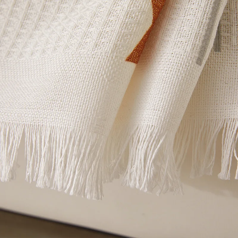 Waffle Sofa Towel Bohemian Sofa Cover Fabric Premium Sofa Mat Four Seasons Universal Sofa Cover Mat Modular Sofa Sofa Cloth 5
