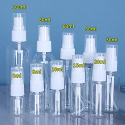 Pack of 5 Refillable Transparent Perfume Atomizer Mini Spray Bottles - 80ML