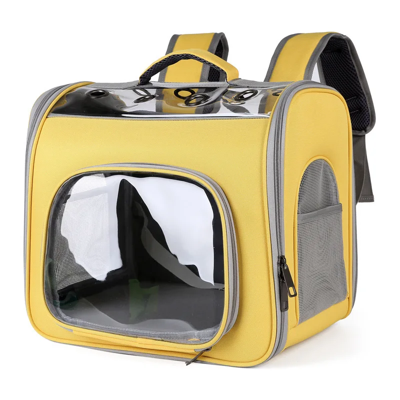 Oulylan Cat Carrier Bags Breathable Pet Carriers Small Dog Cat Backpack Travel Space Capsule Cage for Dogs