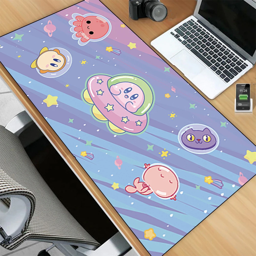 

Kawaii 80x30cm XL Overlock Large Student Mouse Pad Computer Cute Keyboard Pad Mouse Pad Beast Desk Pad Mouse Pad for Gifts