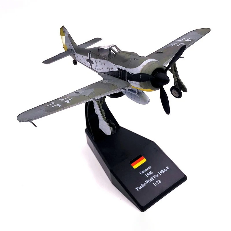 

1: 72 Scale WWII FW-190 Butcher's Bird Military Fighter Aircraft Model Old Version Collection Toys Gifts