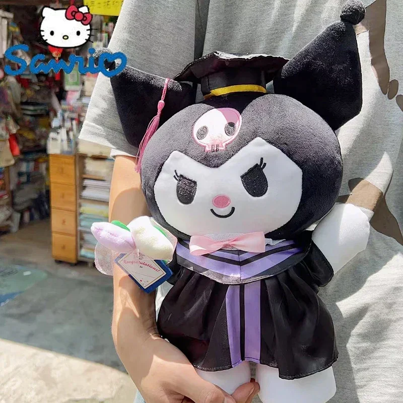 

Sanrio Cinnamoroll My Melody Kuromi Hello Kitty выпускная плюшевая игрушка кавайная плюшевая кукла аниме мягкая Набивная игрушка подарок для детей