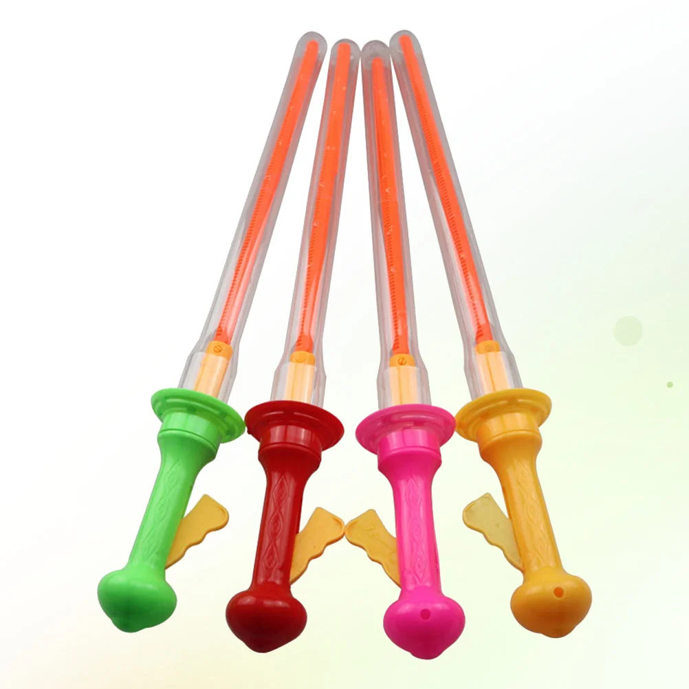 4 Pcs Bubble Stick Party Favors Kids Toys Large Blowing Bubbles Outdoor Playing Wands 6