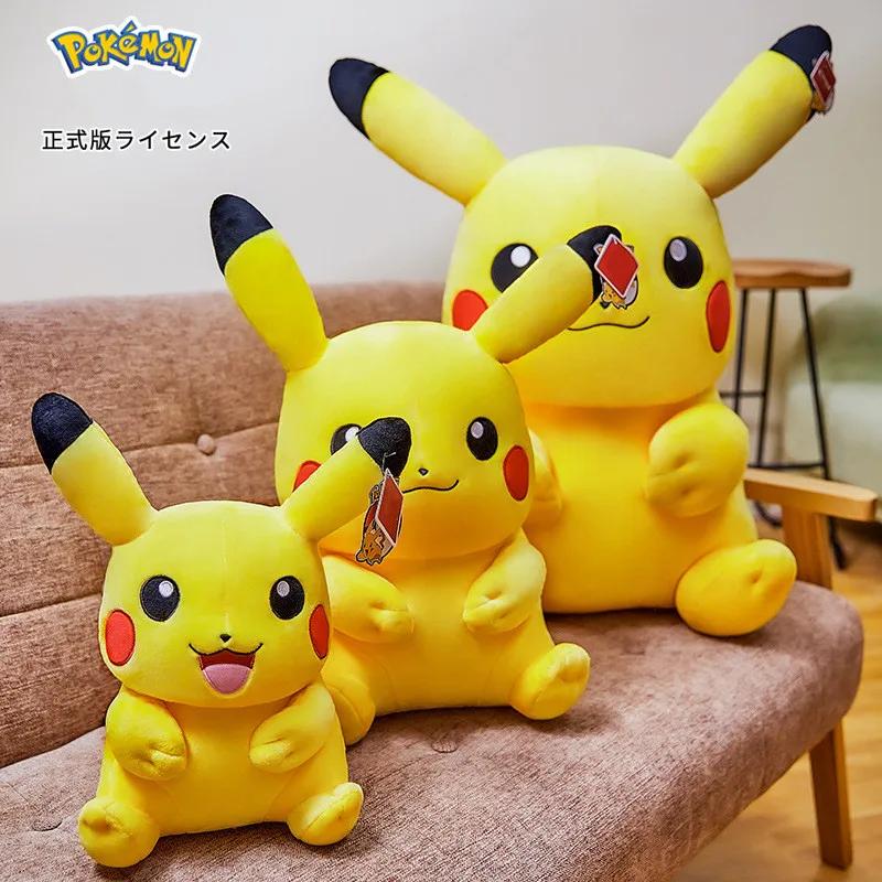 New Fashion Fragment Pokemon Pikachu Plush Doll Toy Fragment Design Pokémon 30cm 