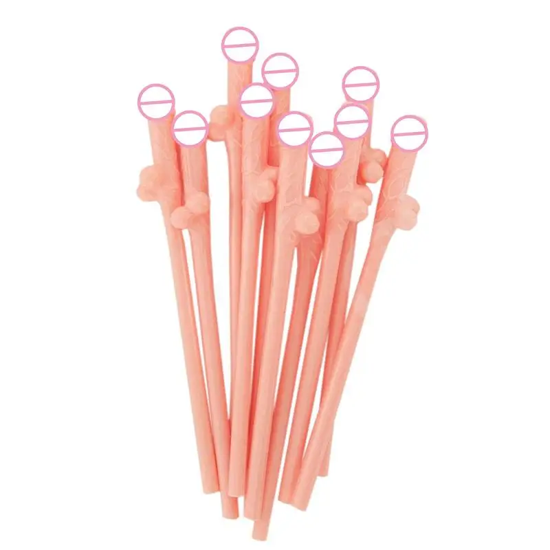 

Ручки, соломинки для девичника, искусственная соломинка для невесты, аксессуары, 10 шт., детали и сувениры для детей