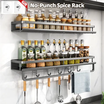 No-Drill Wall Spice Rack 1