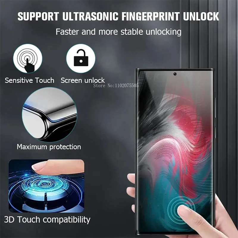 Premium 2-Pack Curved Tempered Glass Screen Protector