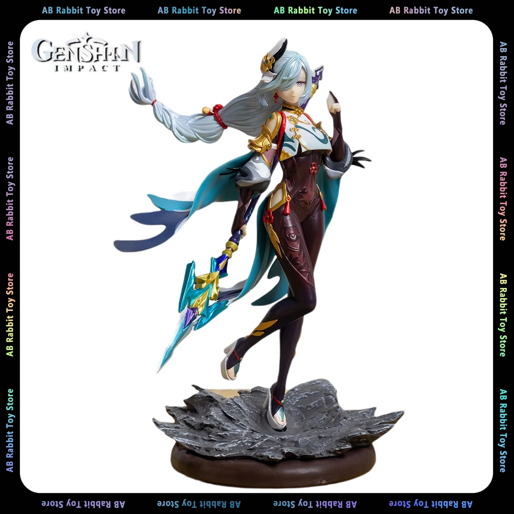 

30cm Genshin Impact Figure Shenhe Anime Figures Gk Action Figurine Pvc Statue Model Doll Ornaments Room Collection Decora Toys