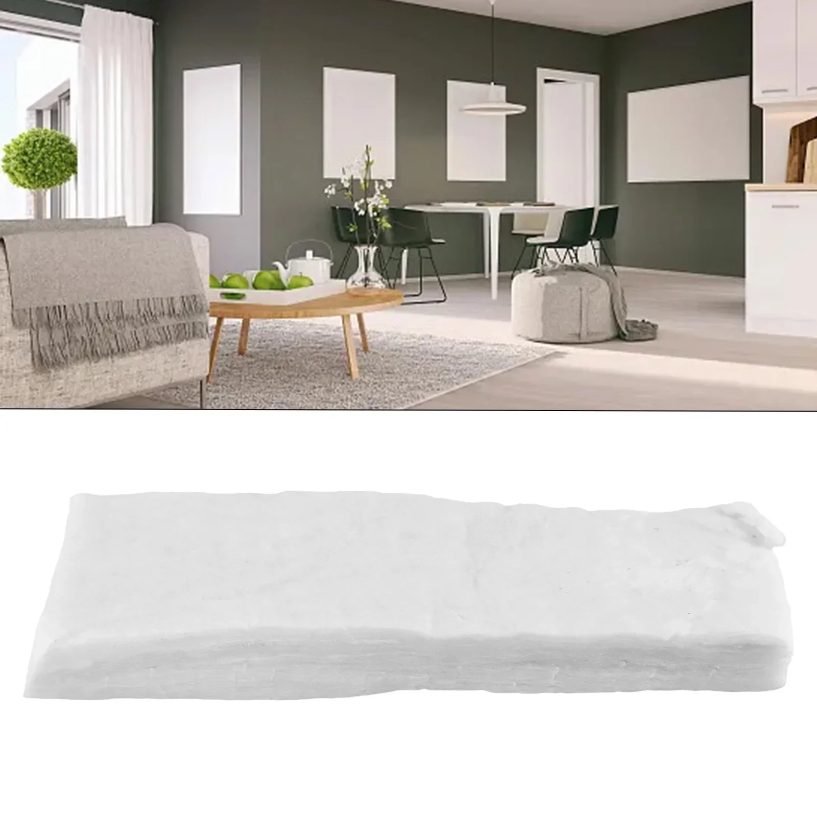Ceramic Sponge 300x100 X38mm Ethanol Fireplace Combustion Chamber Ceramic Sponge Fireplace Accessories Indoor Wool