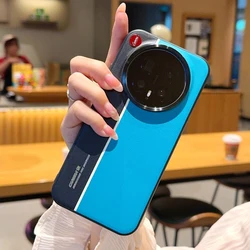 Dual - Tone Phone Case with Fluorescent Highlights and Ergonomic Design for Honor Magic8 (Blue)