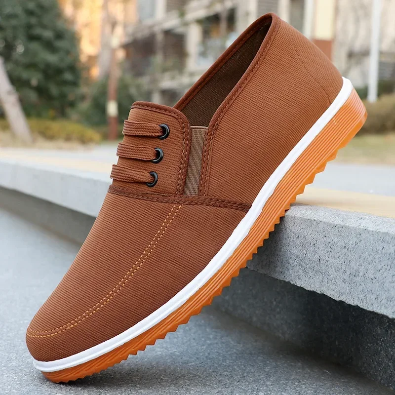 Flat Bottomed Work Canvas Men's Shoes, Trendy and Fashionable, Hiking, Sports, Comfortable and Breathable, Casual and Fun Shoes 3