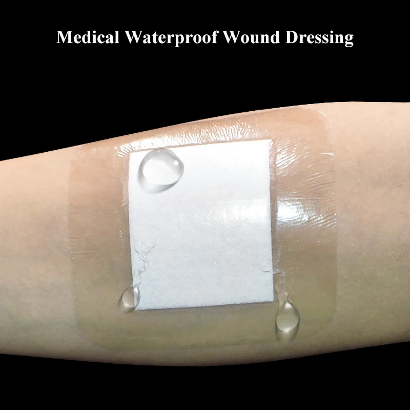 

Medical Waterproof Wound Dressing Hemostasis Sticker Large Size Emergency Band Aid With PU Film Adhesive Caesarean Section Patch