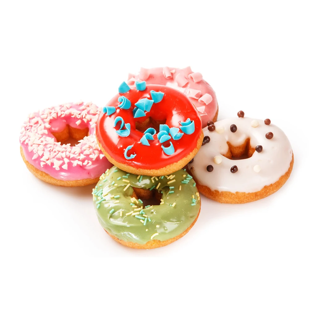 Baking Mould Cake Waffle Maker Easy Fast Portable Waffle Dispenser Deep Fry Donut Mould Plastic Lightweight Doughnut Machine Manual Donut Maker