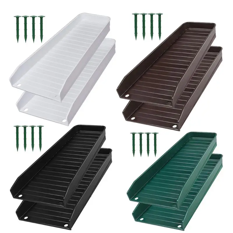 Down Spout Drain Trays Water Management Rain Downspout Splash Block Gutter Downspout Extensions