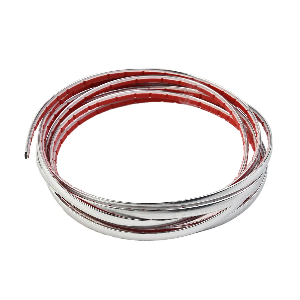 

Replacement Silver 6mm*3meter Decoration Car Window Strip Interior For steering wheel Switch panel Moulding Trim Door