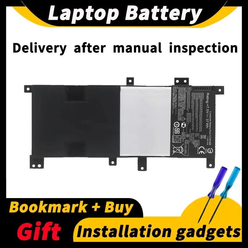 

For ASUS VM490 VM490L V455 V455L V455LB C21N1409 7.5V 37wh/4829mAh Laptop Battery