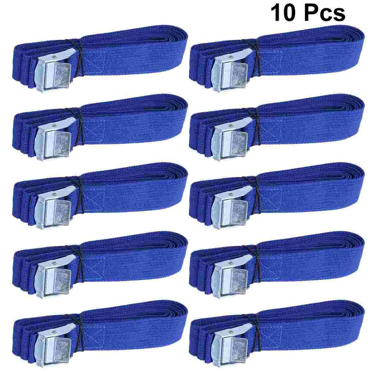 Long Luggage Straps Cargo Tie Down Belts Buckles Lashing Straps Tensioning Belts for Roof Rack Automobile Interior Others