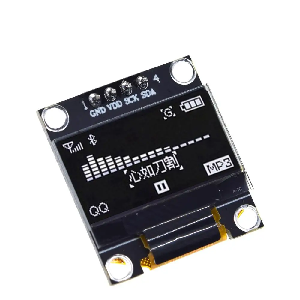 0.96 I2C Display OLED 0.96" - Bianco, 4 Pin, Per Arduino, Raspberry Pi I2c 128x64 - Foto 3