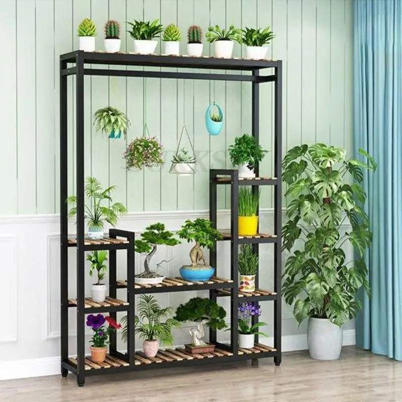Plant Stand Flower Stand Flower Shelf Planter Rack Storage Organizer Display Garden Balcony Floor-standing Rack Shop