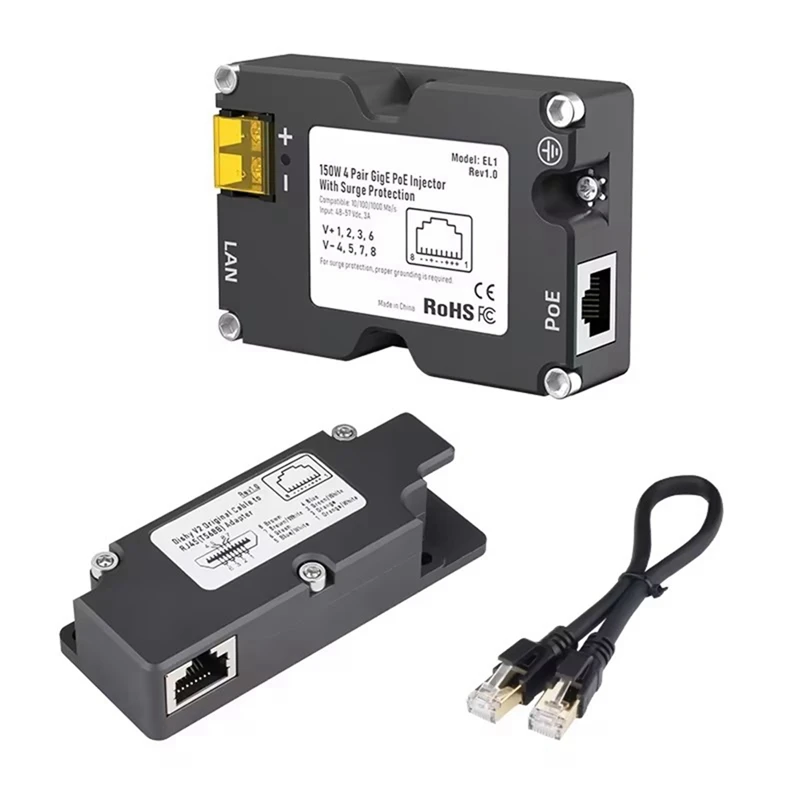 

CB1 антенный адаптер для Starlink V2 DISHY Кабельный адаптер к RJ45 для конверсионного кабеля и соединения Starlink 12 В 24 В