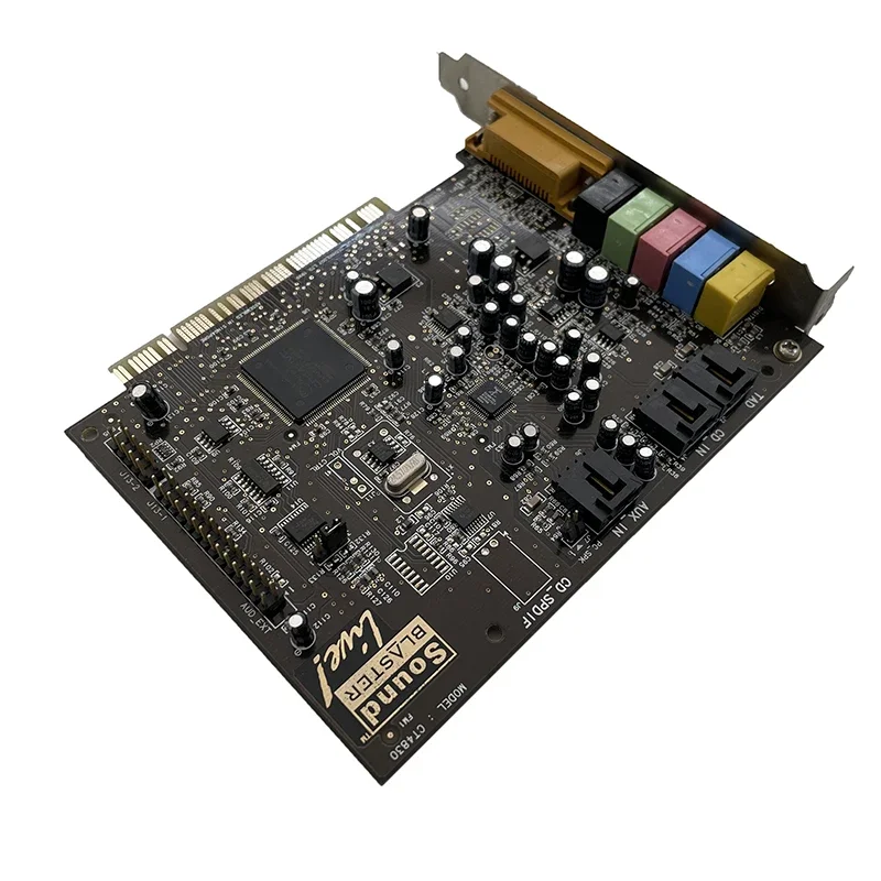 무료 배송 오리지널 CT4830 4.1 크리에이티브 사운드 블라스터 라이브 PCI 사운드 카드 지원 XP/WIN7