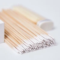 100 pcs of 7CM semi-permanent tattoo with pointed beak single head cotton swab for eyebrow tattoo mist eyebrow bleaching lip sma 1