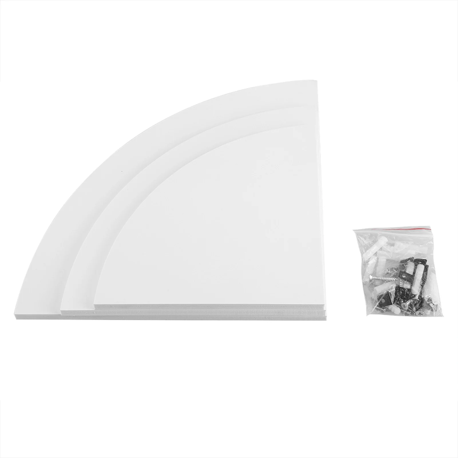 【New】3PCS Floating Corner Shelf Wall Mounted Storage Rack Bookshelves Home Furniture  Decor Floating Corner Shelf: 3 - 5 Days Free Delivery Only UK