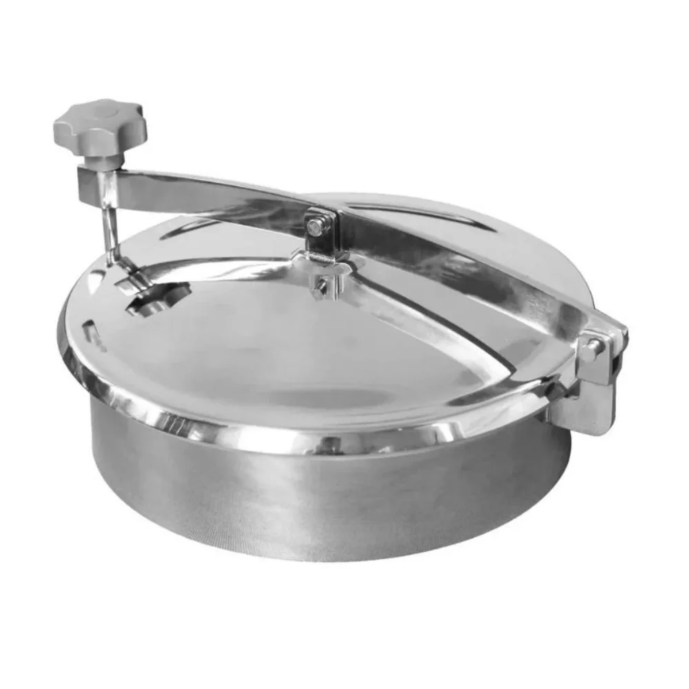Manhole for tank DN219 , Circular manhole cover for welding , Stainless Steel 304,Sanitary grade SS304 manhole cover