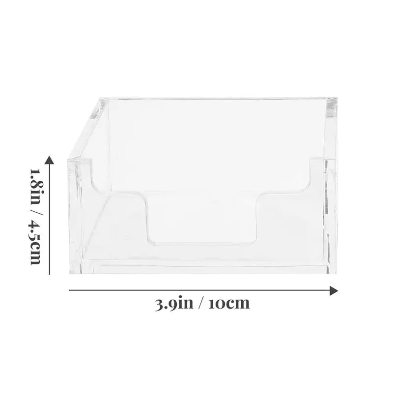 Small Napkin Holder Acrylic Paper Towel Dispenser Box Tissue Guest Case Tissue Box Napkin Holder for Kitchen Dining Desktop 6