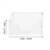 Small Napkin Holder Acrylic Paper Towel Dispenser Box Tissue Guest Case Tissue Box Napkin Holder for Kitchen Dining Desktop 6