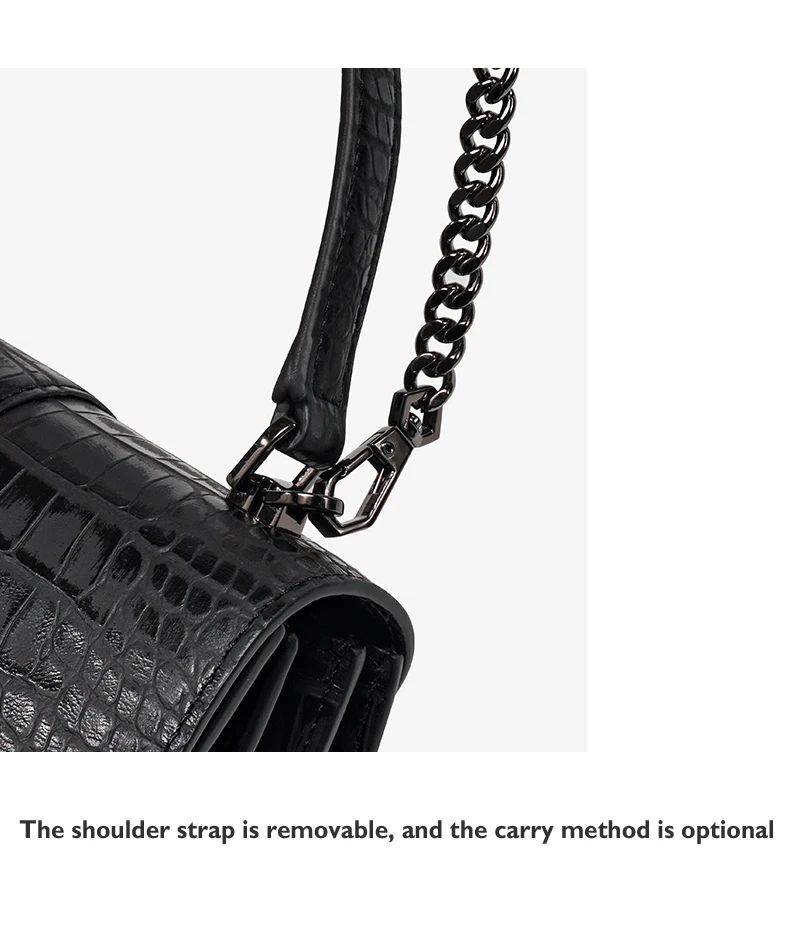Professional women's leather flap bag