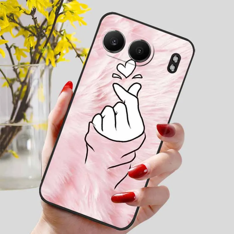 Luxury Silicone TPU Soft Bumper Case with Cute Cat Design for Oneplus Nord 4 - Premium Protective Cover