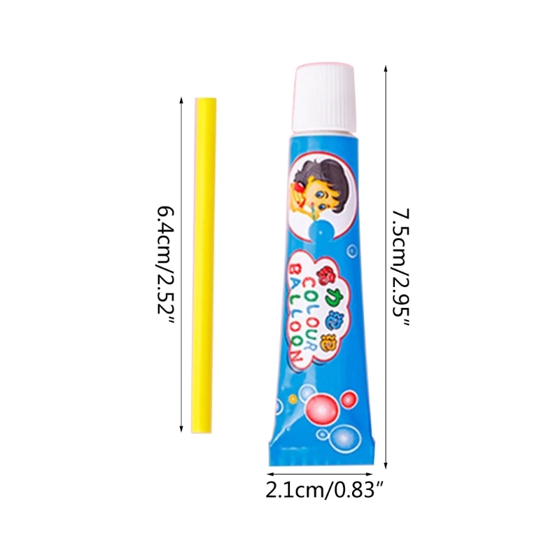 Blowing Bubble Magic for Plastic Bubbles Balloon Bubble Toy Toddler Outdoor Toy DIY Craft for Girls, Boys, Kids, Adults 6