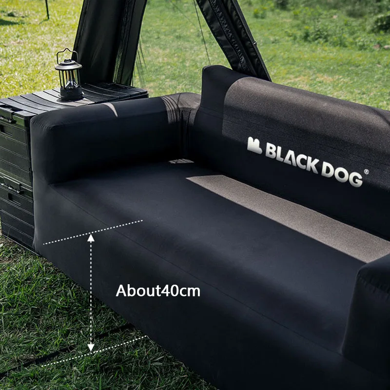 BLACKDOG Automatic Double Inflatable Sofa Portable Outdoor Camping Picnic Air Mattress Lazy Inflatable Bed with Inflatable Pump 5