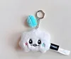 6-8cm TREASURE MINI Plush Doll TRUZ Cartoon Plushies Doll Keyring Haruto DoYoung ASAHI JaeHyuk Keychain Fans Gifts Bag Pendant 4