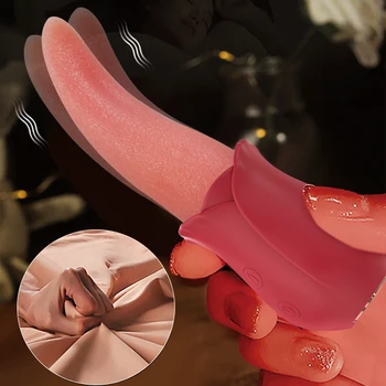 10 Speeds Realistic Licking Tongue Rose Vibrators for Women Nipples Clitoral Stimulation Sex Toys for Adult Female Couples 10 Speeds Realistic Licking Tongue Rose Vibrators for Women Nipples Clitoral Stimulation Sex Toys for Adult