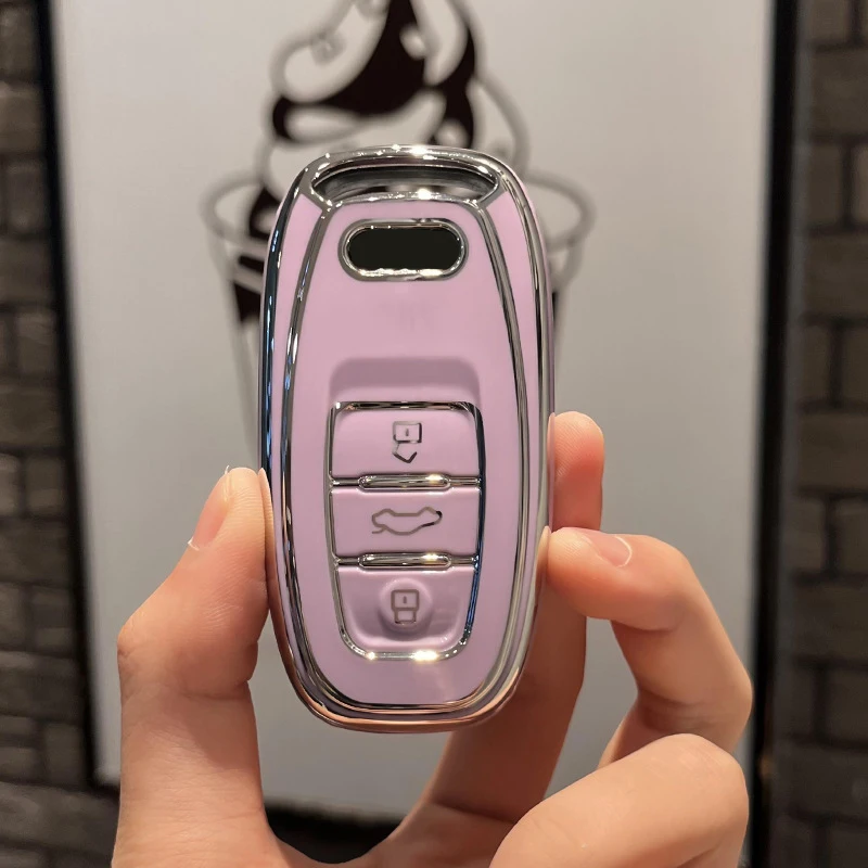 Custodia TPU Per Chiave Audi - Cover Protettiva Per A1 A3 A4 A5 A6 A8 Q2 Q3 Q5 Q7 E Modelli Affini - Foto 8