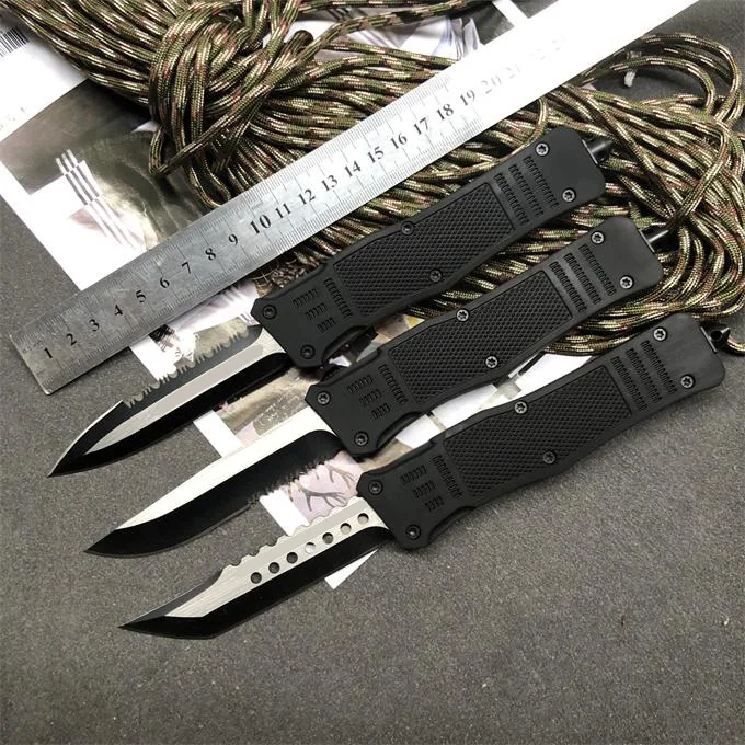 

Micro OTF Tech Knife UT Series 440 Steel Blade 58HRC Hardness Zinc Aluminum Alloy Handle Outdoor Self Defense Pocket