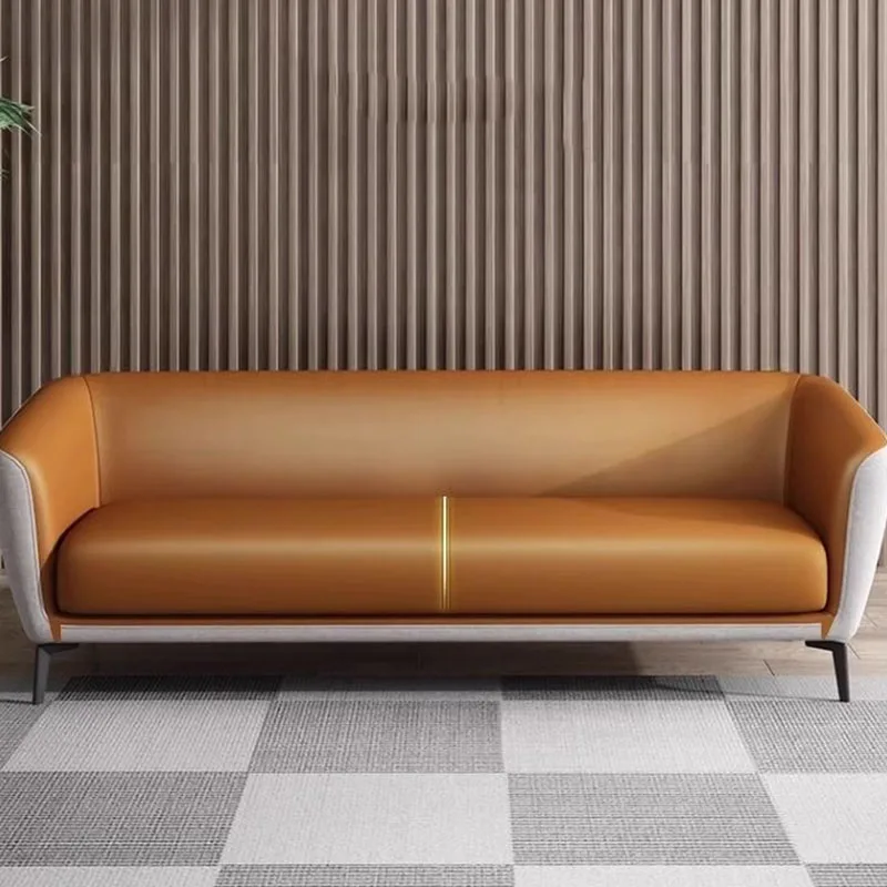 Recliner Office Sofas Sectional Lazy Leather Nordic Modular European Accent Office Sofas Sleeper Bureau Meuble Furniture