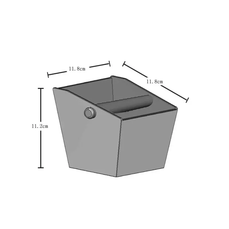 Anti-Slip Espresso Coffee Grounds Knock Box